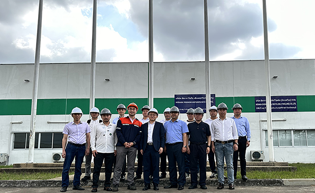 Miao Wenbin, Deputy Mayor of Taizhou City, Zhejiang Province, China,  and his delegation visited the JV factory of Chiho Group